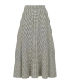 Dolce & Gabbana Tartan Check Skirt In Gray