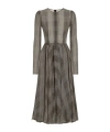 Dolce & Gabbana Check-pattern Dress In Gray
