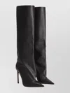 Dolce & Gabbana Black Calf Leather Boots In Black