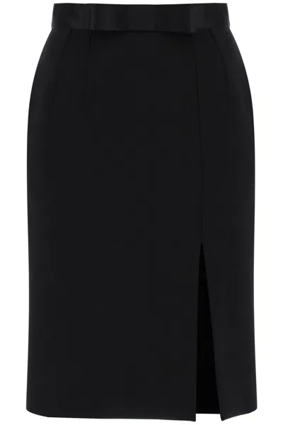 DOLCE & GABBANA DOLCE & GABBANA "KNEE LENGTH SKIRT WITH SATIN