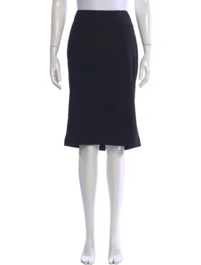 Pre-owned Dolce & Gabbana Knee-length Skirt In Black