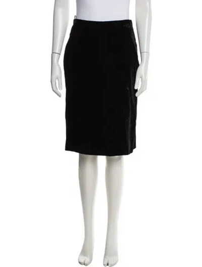 Pre-owned Dolce & Gabbana Knee-length Skirt In Black