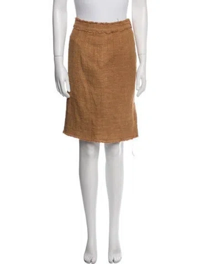 Pre-owned Dolce & Gabbana Knee-length Skirt In Brown