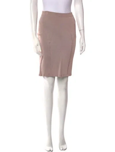 Pre-owned Dolce & Gabbana Knee-length Skirt In Pink