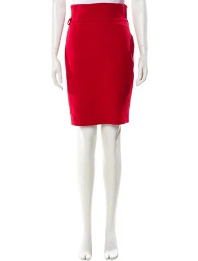 Pre-owned Dolce & Gabbana Knee-length Skirt In Red