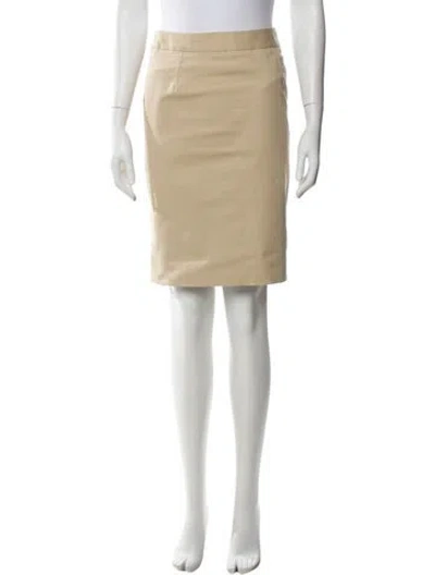 Pre-owned Dolce & Gabbana Knee-length Skirt In White