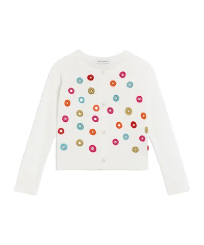 Dolce & Gabbana Kids' Knit Cardigan In White