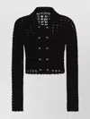 Dolce & Gabbana Knit Cardigan With Button Detailing And Scallop Edge