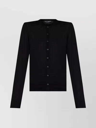 DOLCE & GABBANA KNIT CREW NECK CARDIGAN