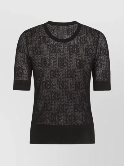 DOLCE & GABBANA KNIT CREW NECK T-SHIRT