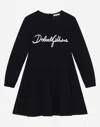 Dolce & Gabbana Abito In Maglia In Blue