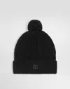 Dolce & Gabbana Bonnet En Maille In Black