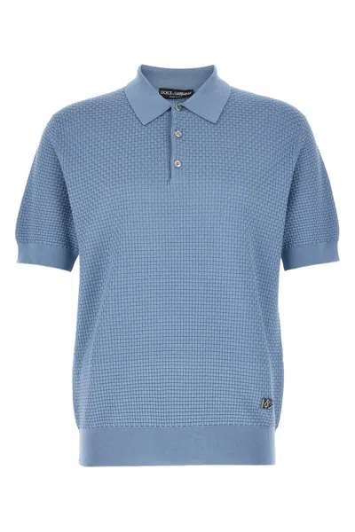 Dolce & Gabbana Knit Polo Shirt In Multi