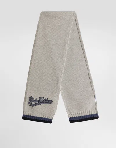 Dolce & Gabbana Kids' Knit Scarf With Logo