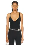 Dolce & Gabbana Ribbed-knit Cropped Tank Top In Nero