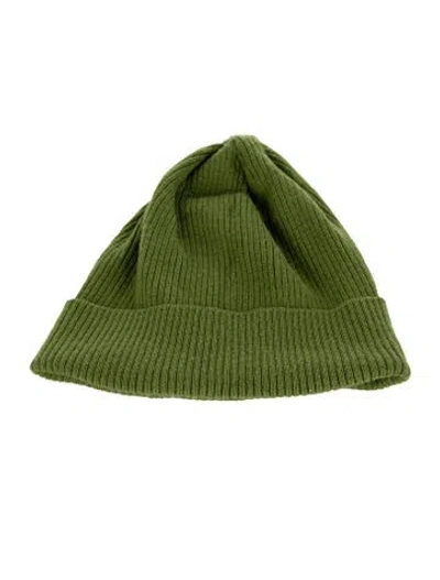 Pre-owned Dolce & Gabbana Knitted Beanie In Green