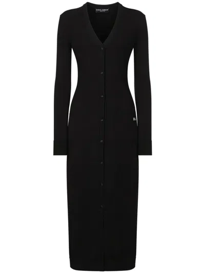 DOLCE & GABBANA KNITTED CARDI-COAT
