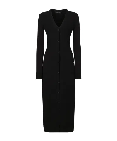 DOLCE & GABBANA DOLCE  GABBANA V-NECK KNITTED CARDIGAN