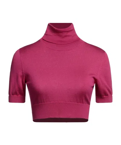 Dolce & Gabbana Knitted Casual Top In Pink
