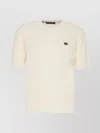 Dolce & Gabbana Knitted Crew Neck T-shirt With Ribbed Cuffs