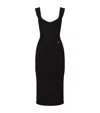 Dolce & Gabbana Women's Layered-neck Midi Dress In Multi