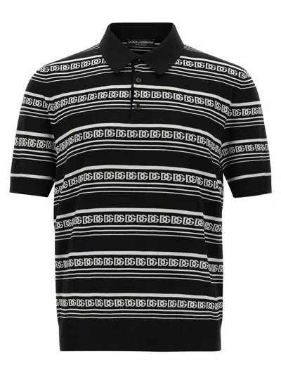 DOLCE & GABBANA DOLCE & GABBANA KNITTED POLO SHIRT