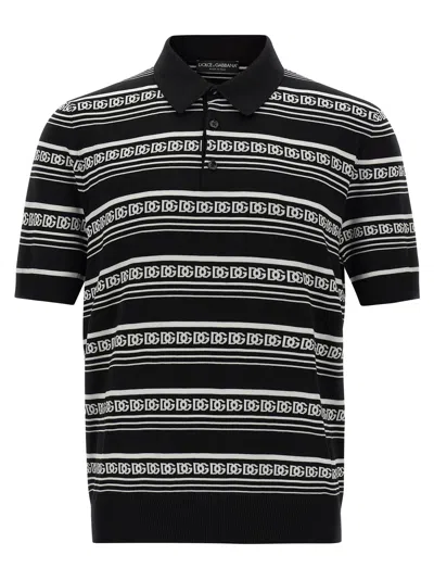 DOLCE & GABBANA KNITTED POLO SHIRT