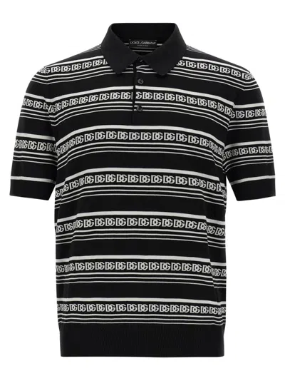 DOLCE & GABBANA DOLCE & GABBANA KNITTED POLO SHIRT
