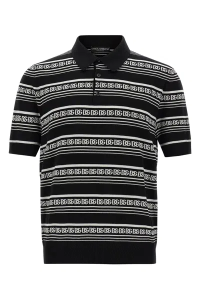 DOLCE & GABBANA KNITTED POLO SHIRT