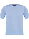 Dolce & Gabbana Knitted T-shirt In Blue