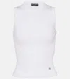 Dolce & Gabbana Knitted Tank Top In White