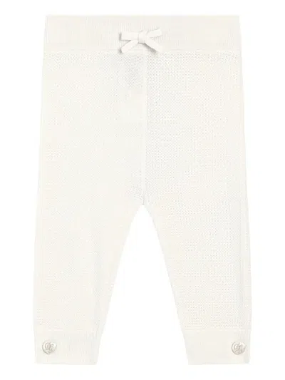Dolce & Gabbana Babies' Knitted Trousers In White