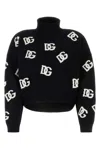 Dolce & Gabbana Intarsia-knit Logo Virgin Wool Jumper