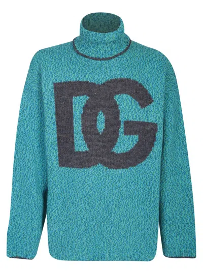 Dolce & Gabbana Knitwear In Blue