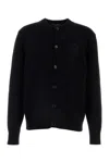 Dolce & Gabbana Black Nylon Blend Cardigan In Black
