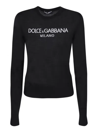Dolce & Gabbana Knitwear In Black