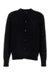 Dolce & Gabbana Black Nylon Blend Cardigan In Black