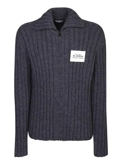 Dolce & Gabbana Knitwear In Gray