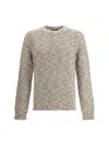 Dolce & Gabbana Fine-gauge Wool Crew Neck Pullover In Gray