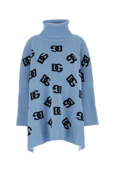 DOLCE & GABBANA DOLCE & GABBANA EMBROIDERED WOOL PONCHO