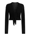 Dolce & Gabbana Cashmere Cardigan Sweaters And Cardigans Black In Black