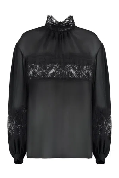 Dolce & Gabbana Lace And Georgette Blouse