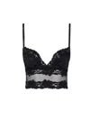 Dolce & Gabbana Lace And Satin Top In Black