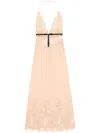 Dolce & Gabbana Lace-appliqué Nightdress In Neutrals