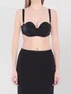 Dolce & Gabbana Silk-blend Satin Cone Bra