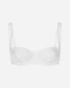 Dolce & Gabbana Lace Balconette Bra In White