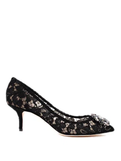 DOLCE & GABBANA LACE BELLUCCI COURT SHOES