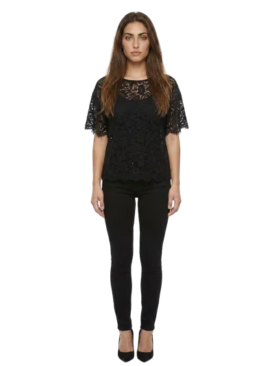 Dolce & Gabbana Lace Blouse In Black