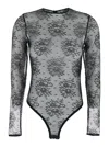 Dolce & Gabbana Chantilly Lace Body In Black
