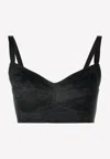 Dolce & Gabbana Lace Bra In Black